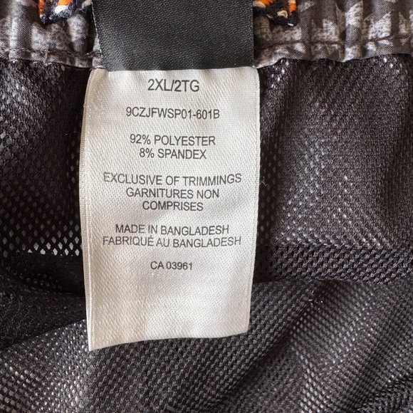 Far West Men's Aztec Swim Trunks Board Shorts Gray Size 2XL Tribal Mesh Brief - Picture 8 of 15